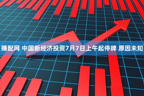 赚配网 中国新经济投资7月7日上午起停牌 原因未知