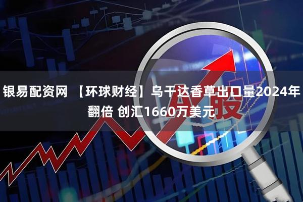 银易配资网 【环球财经】乌干达香草出口量2024年翻倍 创汇1660万美元