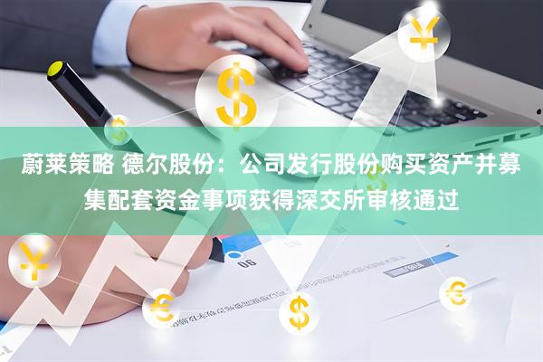 蔚莱策略 德尔股份：公司发行股份购买资产并募集配套资金事项获得深交所审核通过