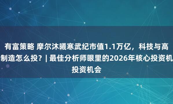 有富策略 摩尔沐曦寒武纪市值1.1万亿，科技与高端制造怎么投？| 最佳分析师眼里的2026年核心投资机会